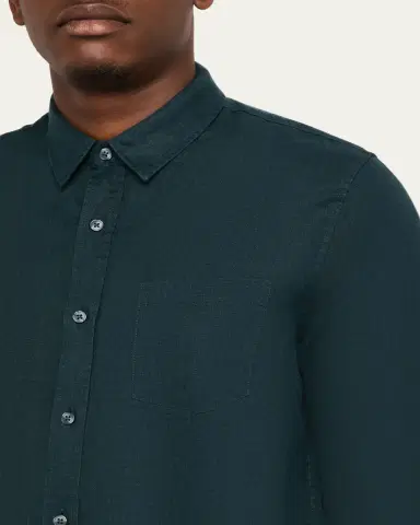 Vince Men's Linen Sport Shirt | Thumbnail 5