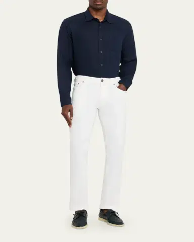 Vince Men's Linen Sport Shirt | Thumbnail 6