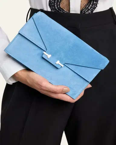 Tom Ford Mini Suede T-Clasp Shoulder Bag | Thumbnail 2 Tom Ford Mini Suede T-Clasp Shoulder Bag | Thumbnail 2