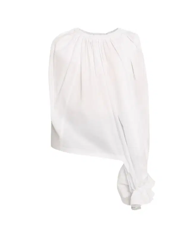 Comme des Garçons Asymmetric Gathered Blouse