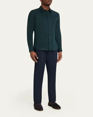 Vince Men's Linen Sport Shirt | Thumbnail 2
