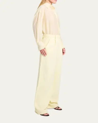 TWP Hudson St Pants in Coated Viscose Linen | Thumbnail 4 TWP Hudson St Pants in Coated Viscose Linen | Thumbnail 4