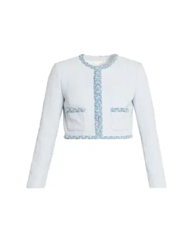 LoveShackFancy Azula Tweed Jacket | Thumbnail 1 LoveShackFancy Azula Tweed Jacket | Thumbnail 1