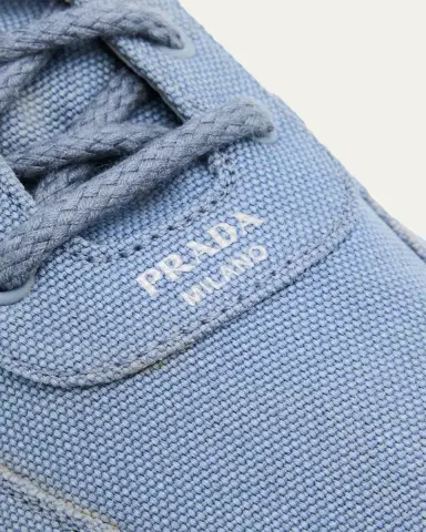 Prada Canvas Low-Top Sneakers | Thumbnail 5