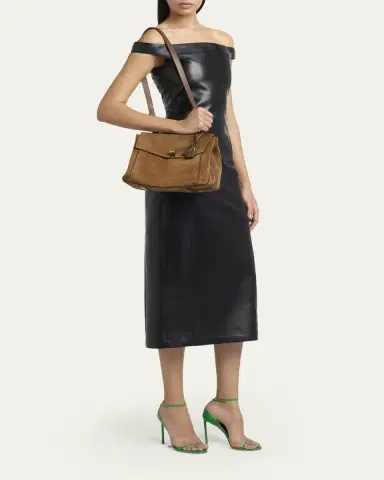 Tom Ford Smooth Suede Shoulder Bag | Thumbnail 5 Tom Ford Smooth Suede Shoulder Bag | Thumbnail 5