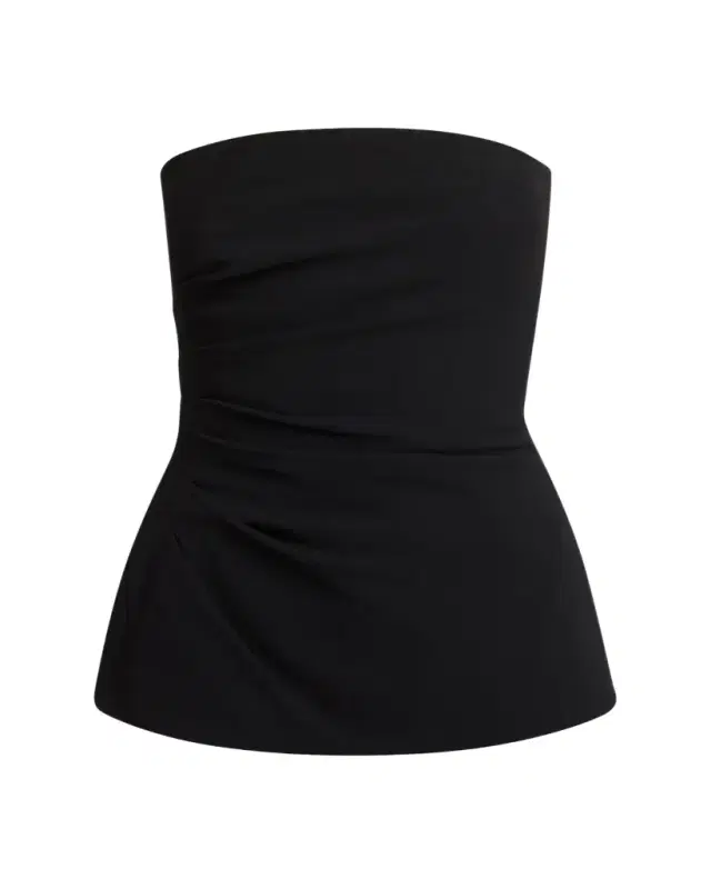 Proenza Schouler Damea Strapless Double Crepe Top