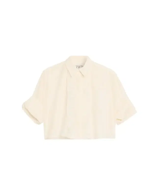 Next Ex Cotton-Silk Ruffle Shirt