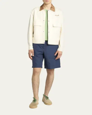 Moncler Men's Anchor Cotton Pocket T-Shirt | Thumbnail 2