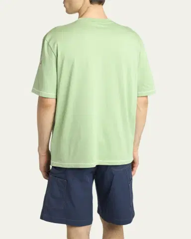 Moncler Men's Anchor Cotton Pocket T-Shirt | Thumbnail 3