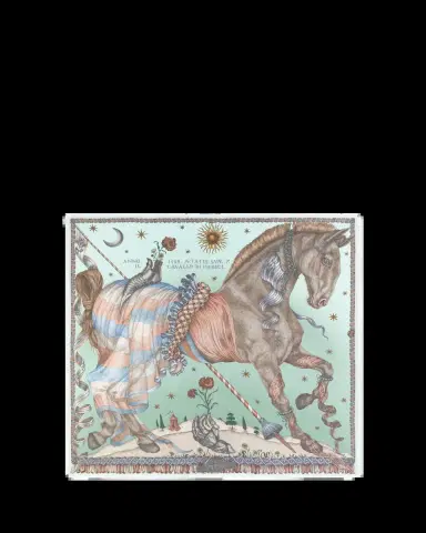 Sabina Savage The Celestial Steed Silk Twill Scarf | Thumbnail 2