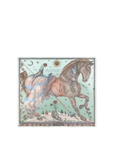 Sabina Savage The Celestial Steed Silk Twill Scarf | Thumbnail 1
