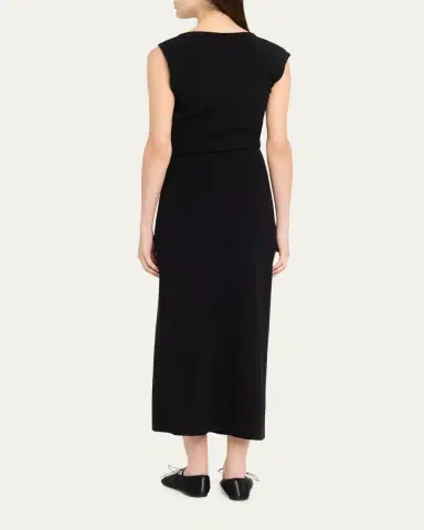 Proenza Schouler Damea Cap-Sleeve Matte Crepe Maxi Dress | Thumbnail 3