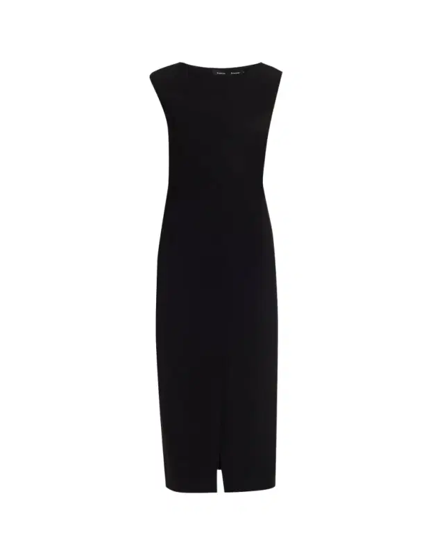 Damea Cap-Sleeve Matte Crepe Maxi Dress