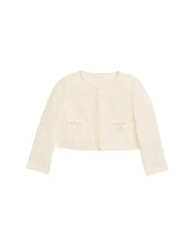 LoveShackFancy Junetta Floral Lace Cropped Jacket | Thumbnail 1 LoveShackFancy Junetta Floral Lace Cropped Jacket | Thumbnail 1