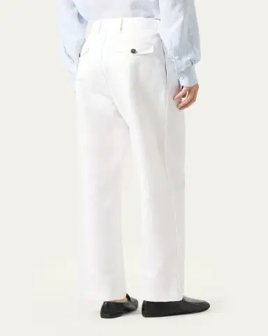 Loro Piana Men's Franco Linen Stripe Button-Down Shirt | Thumbnail 3 Loro Piana Men's Franco Linen Stripe Button-Down Shirt | Thumbnail 3