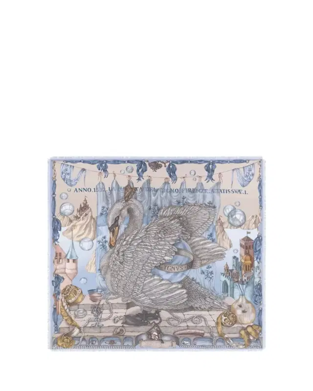 Sabina Savage The Celestial Steed Silk Twill Scarf