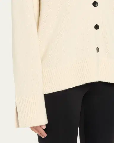 MARIA MCMANUS Ribbon Cashmere-Cotton V-Neck Cardigan | Thumbnail 5 MARIA MCMANUS Ribbon Cashmere-Cotton V-Neck Cardigan | Thumbnail 5