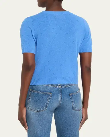 Guest in Residence Compass Cashmere Sweater Tee | Thumbnail 3 Guest in Residence Compass Cashmere Sweater Tee | Thumbnail 3