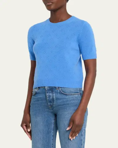 Guest in Residence Compass Cashmere Sweater Tee | Thumbnail 4 Guest in Residence Compass Cashmere Sweater Tee | Thumbnail 4