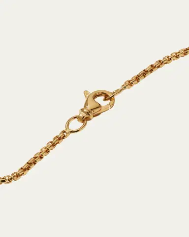 David Yurman Men's Box Chain Necklace in 18K Gold, 1.7mm, 24"L | Thumbnail 4
