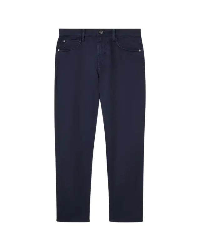 Men's Quarona Linen and Cotton Straight-Leg Jeans