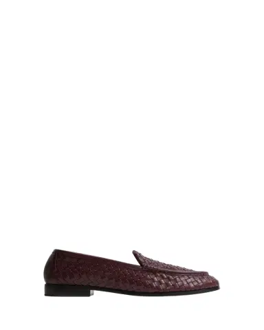 Bottega Veneta Men's Silenzio Intrecciato Napa Leather Loafers | Thumbnail 1