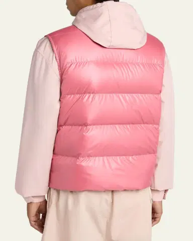 Moncler Men's Restigo Snap-Front Quilted Vest | Thumbnail 2 Moncler Men's Restigo Snap-Front Quilted Vest | Thumbnail 2