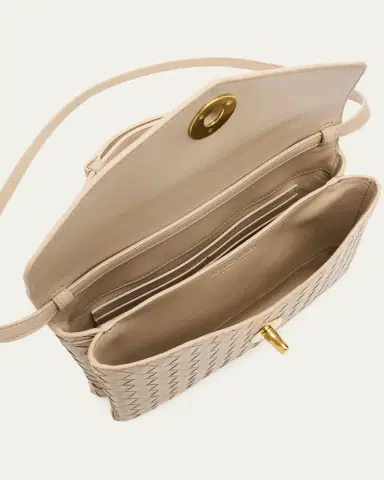 Bottega Veneta Knot Lock Leather Top-Handle Bag | Thumbnail 4 Bottega Veneta Knot Lock Leather Top-Handle Bag | Thumbnail 4