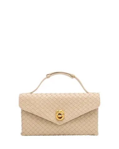 Bottega Veneta Knot Lock Leather Top-Handle Bag | Thumbnail 1 Bottega Veneta Knot Lock Leather Top-Handle Bag | Thumbnail 1