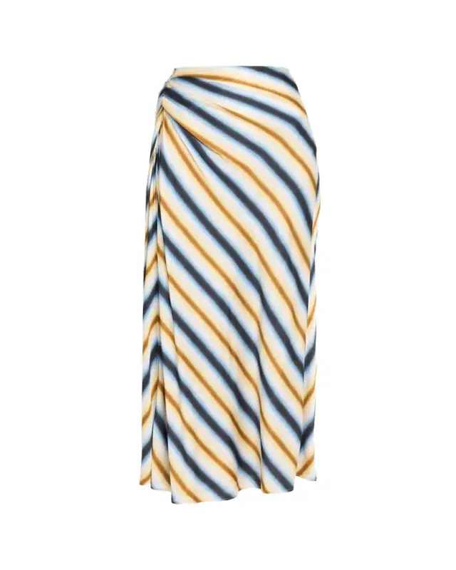 A.L.C. Jean Stripe Column Skirt