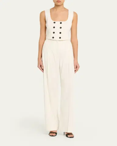 A.L.C. Winston Linen-Blend Pants | Thumbnail 2