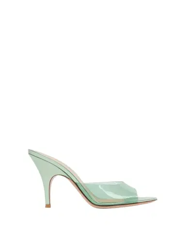 Gianvito Rossi 95mm Plexi Mule Sandals | Thumbnail 1