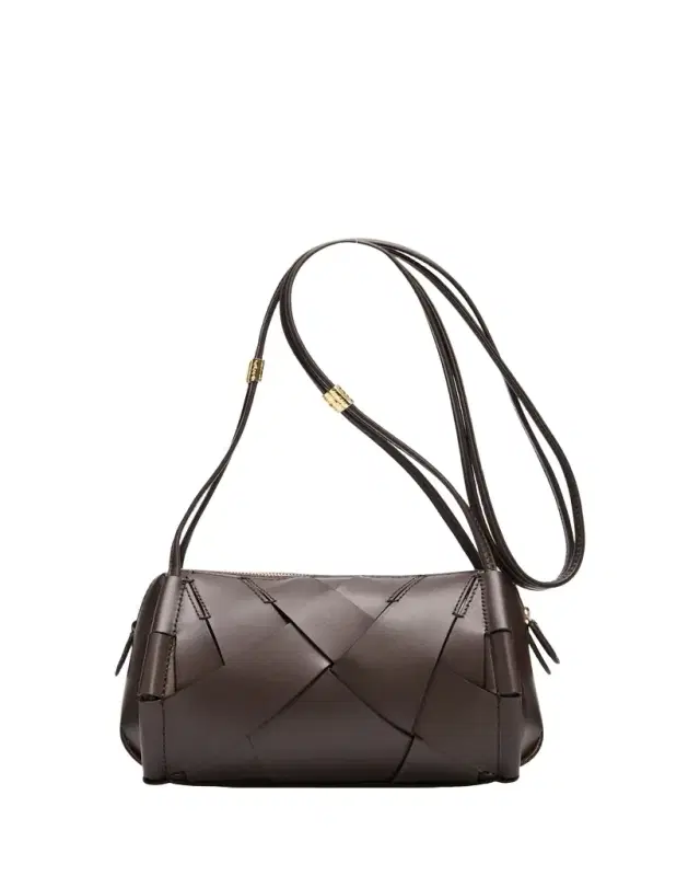 Ulla Johnson Charlotte Woven Leather Camera Bag