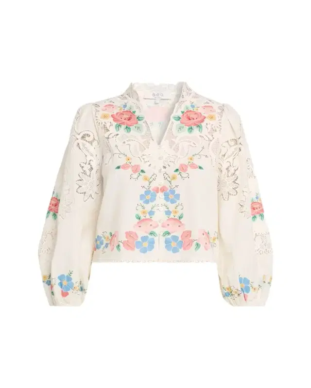 Astrid Floral Embroidered Blouse