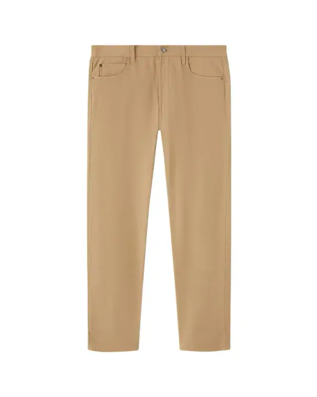 Men's Quarona Linen and Cotton Straight-Leg Jeans
