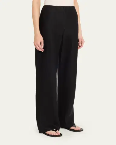 Vince Colette High-Rise Linen Bias Pants | Thumbnail 4 Vince Colette High-Rise Linen Bias Pants | Thumbnail 4