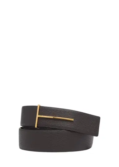 Tom Ford Men's Reversible Leather T-Buckle Belt | Thumbnail 3 Tom Ford Men's Reversible Leather T-Buckle Belt | Thumbnail 3