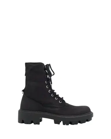 Prada Canvas Ankle Combat Boots | Thumbnail 1 Prada Canvas Ankle Combat Boots | Thumbnail 1