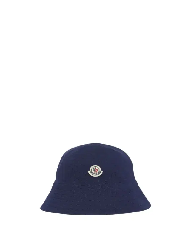 Moncler Men's Cotton ogo Bucket Hat