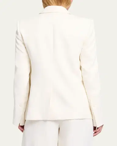 TWP Her Fit Blazer in Coated Viscose Linen | Thumbnail 3 TWP Her Fit Blazer in Coated Viscose Linen | Thumbnail 3