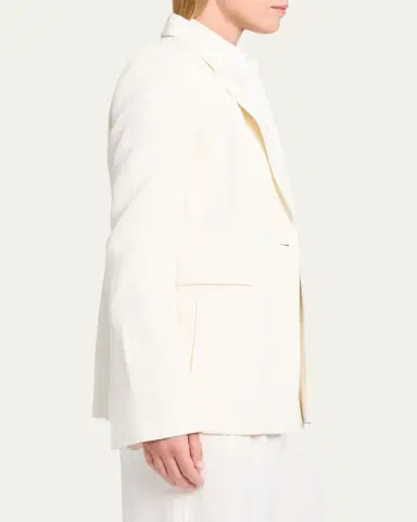 TWP Her Fit Blazer in Coated Viscose Linen | Thumbnail 4 TWP Her Fit Blazer in Coated Viscose Linen | Thumbnail 4