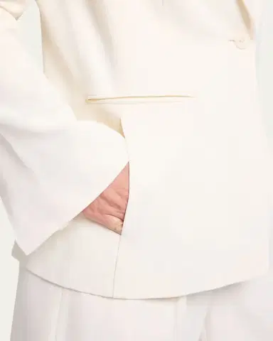 TWP Her Fit Blazer in Coated Viscose Linen | Thumbnail 5 TWP Her Fit Blazer in Coated Viscose Linen | Thumbnail 5