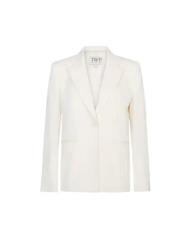 Her Fit Blazer in Coated Viscose Linen