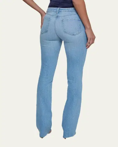 L'Agence Ruth High-Rise Straight Jeans | Thumbnail 3