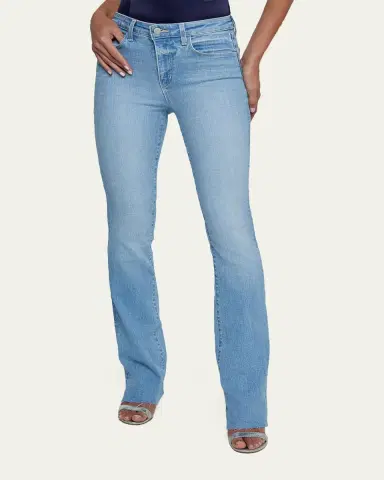 L'Agence Ruth High-Rise Straight Jeans | Thumbnail 4