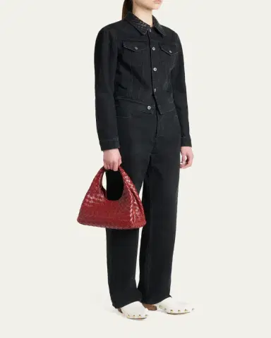 Bottega Veneta Campana Small Leather Shoulder Bag | Thumbnail 9