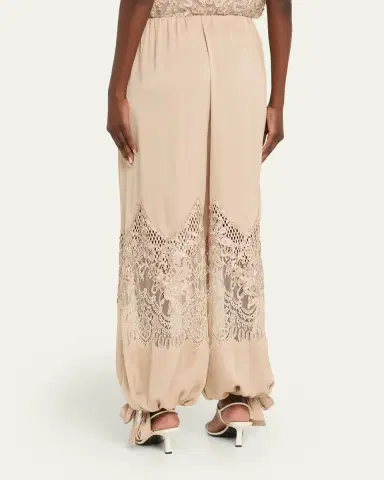 Kobi Halperin Corrine Lace-Inset Balloon Pants | Thumbnail 3 Kobi Halperin Corrine Lace-Inset Balloon Pants | Thumbnail 3