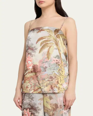 Kobi Halperin Gwen Sleeveless Botanical-Print Blouse | Thumbnail 4 Kobi Halperin Gwen Sleeveless Botanical-Print Blouse | Thumbnail 4