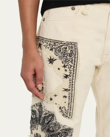 R13 X-Boyfriend Patchwork Jeans | Thumbnail 5