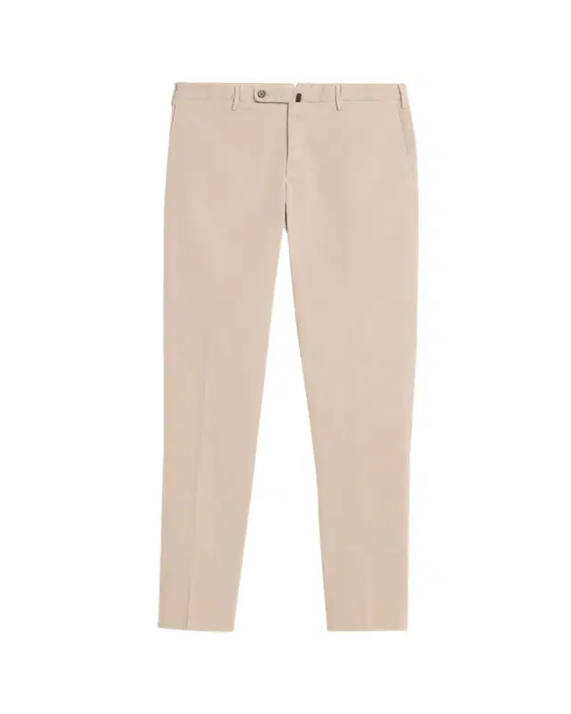 Men's Pressed-Crease Cotton Trousers